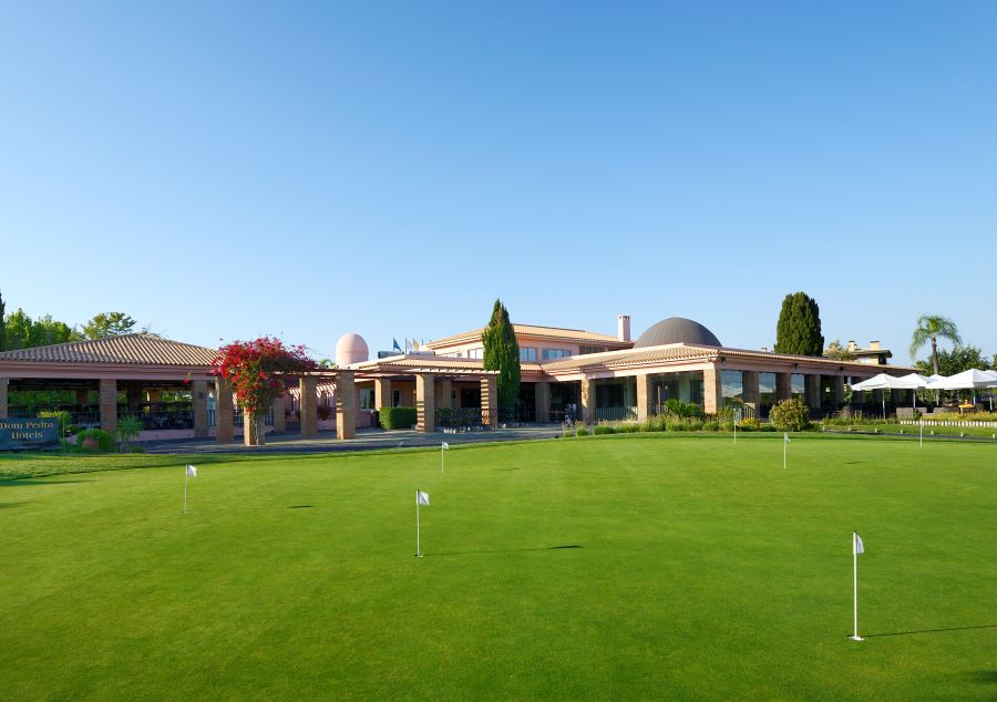 Clubhouse at Dom Pedro Millennium Golf in Vilamoura, Algarve