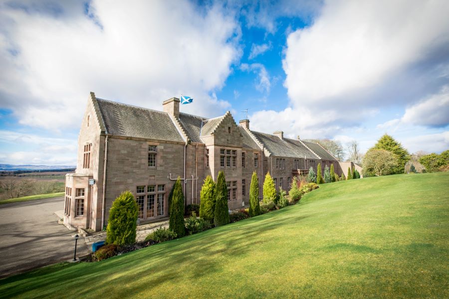 Exterior of Murrayshall Country Estate in Scotland