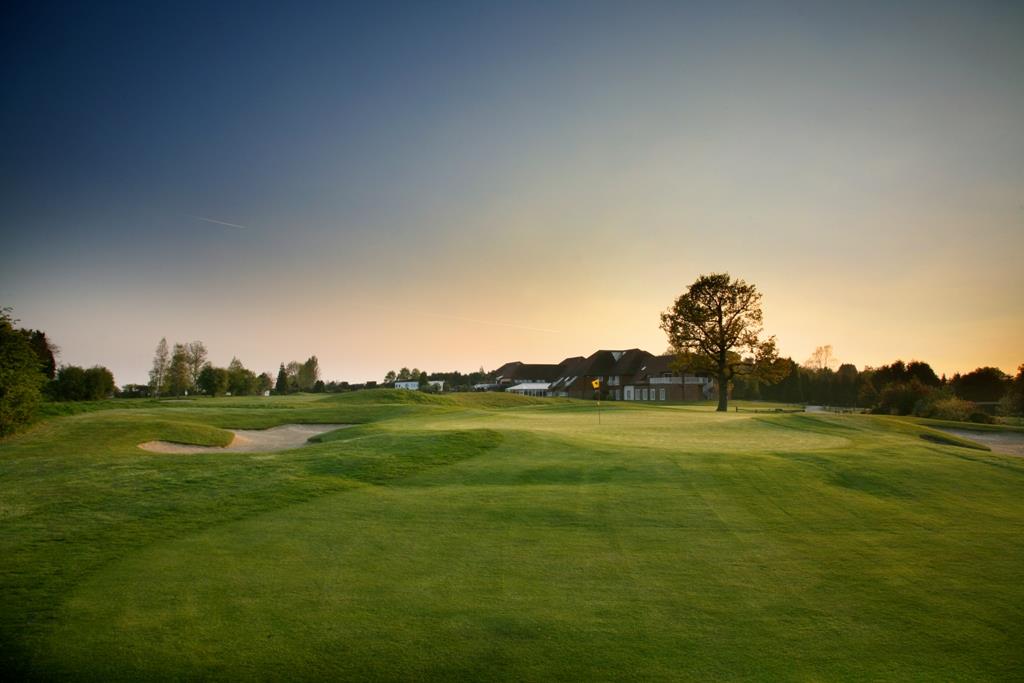 Fairway of a hole on the golf course at East Sussex National