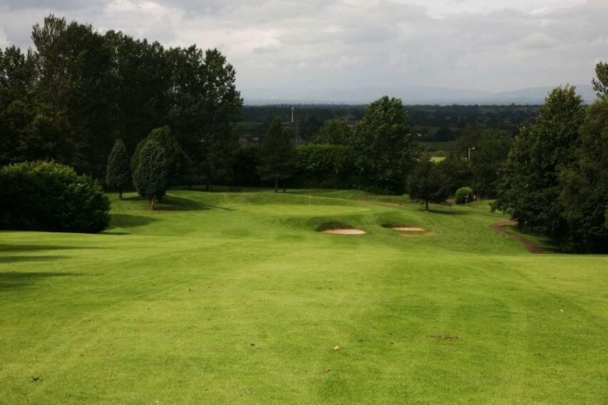 Fairway on the golf course with trees surrounding the green at Macdonald Hill Valley Hotel, Golf And Spa