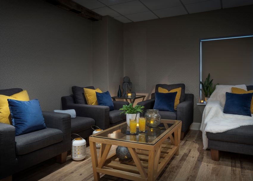 Waiting area in Spa at Delta Hotels by Marriott Worsley Park Country Club