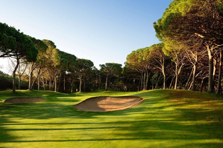 Bunker protecting the green at Gol Platja de Pals
