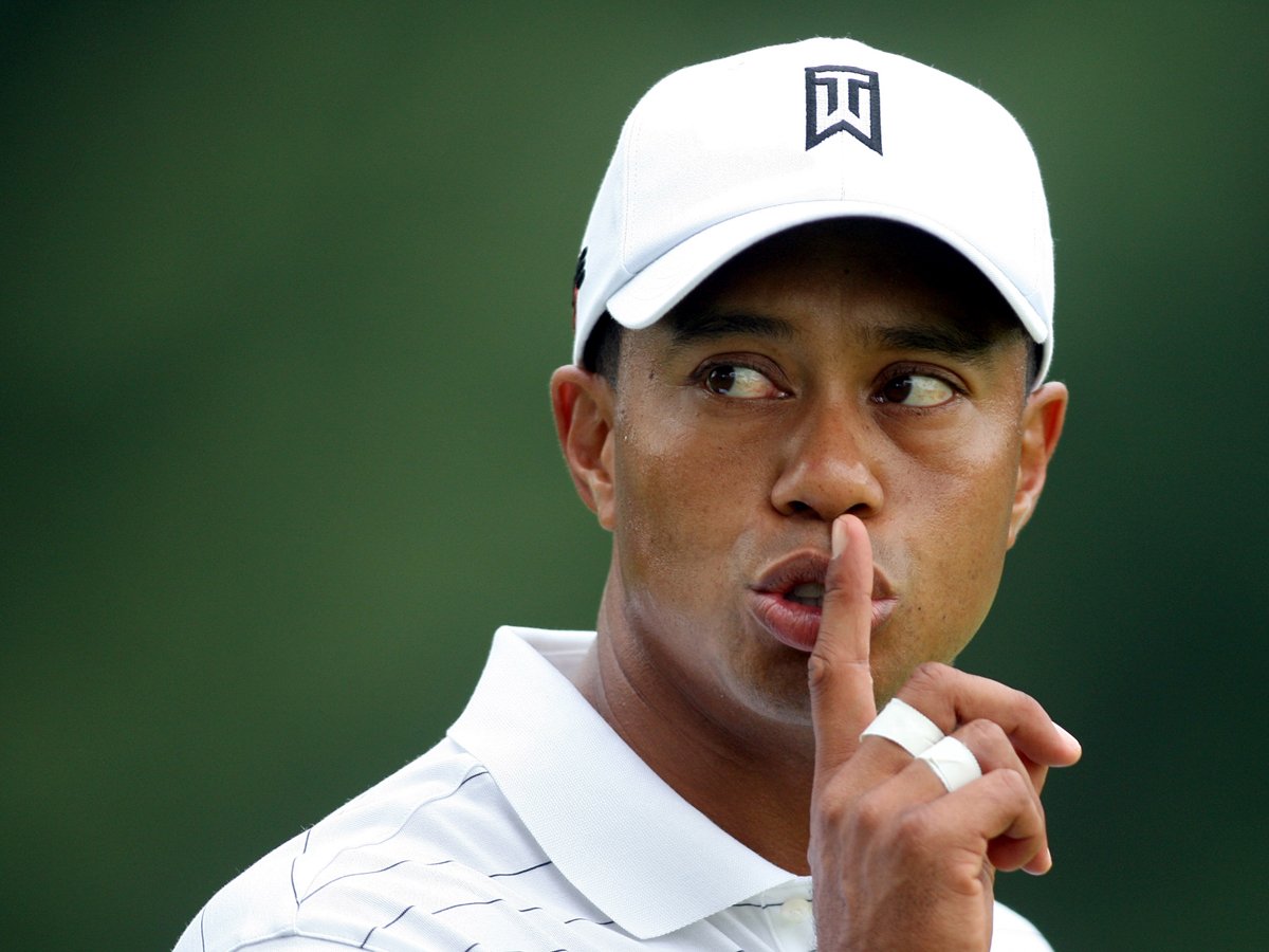 tiger woods and average golfers