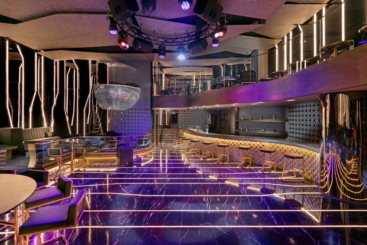 Night club at Cullinan Belek Resort in Turkey