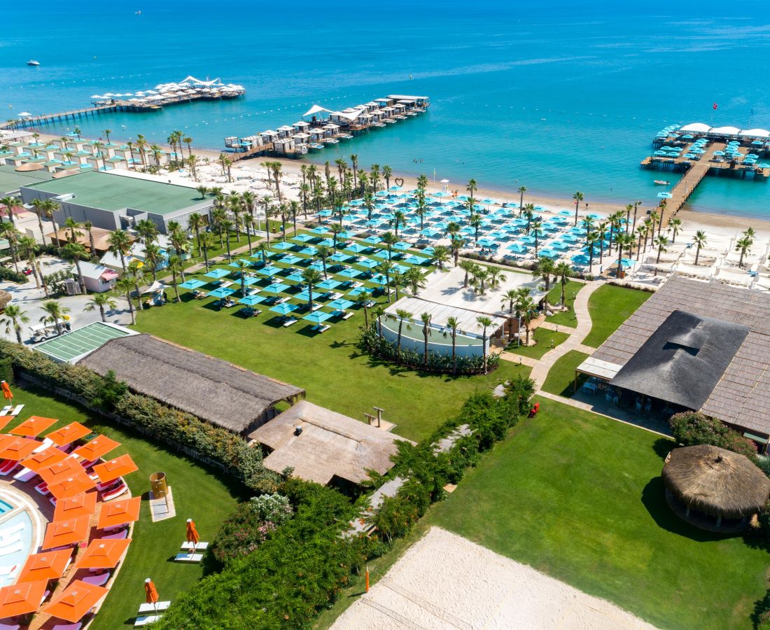 Beach at Regnum Carya Golf And Spa Resort in Belek