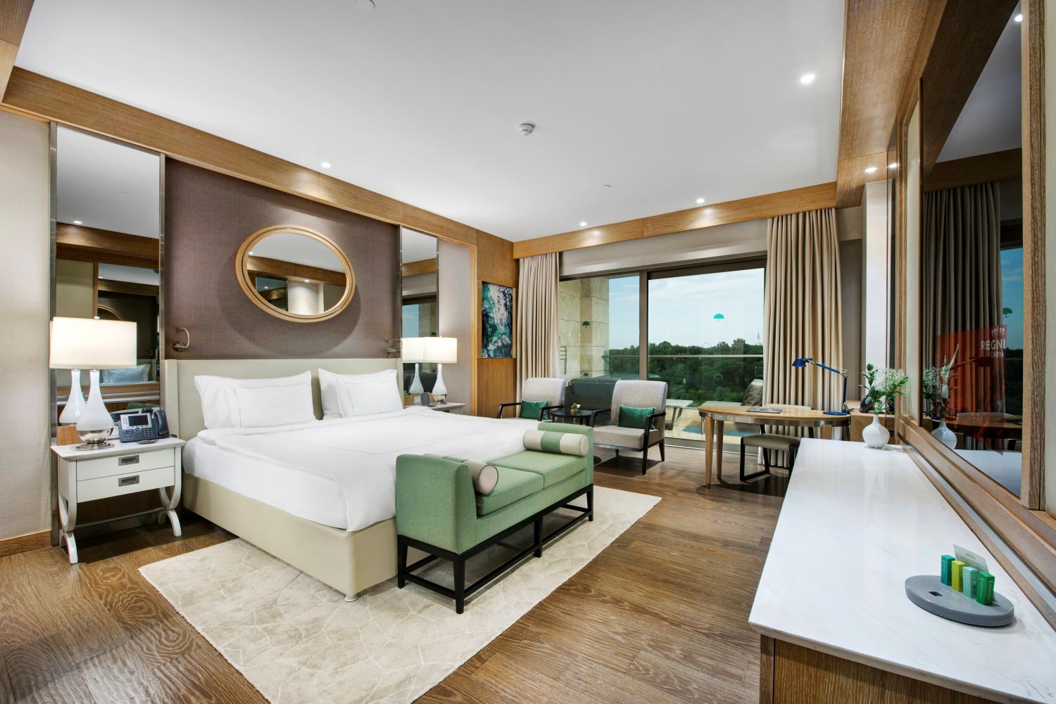 Regnum Carya Golf And Spa Resort standard room with balcony view