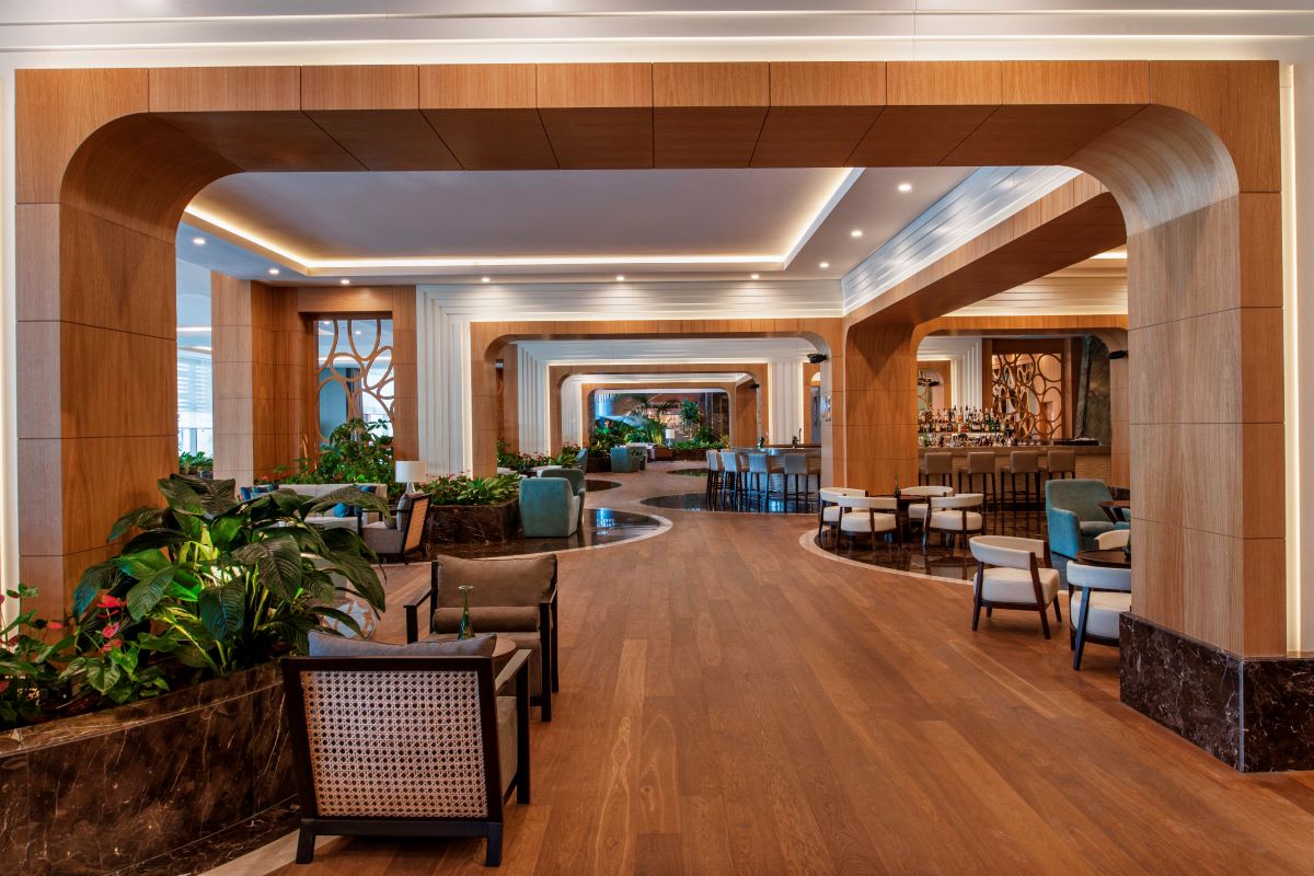 Bar area at Regnum Carya in Belek