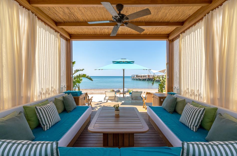 Beach canopy at Regnum Carya Golf And Spa Resort