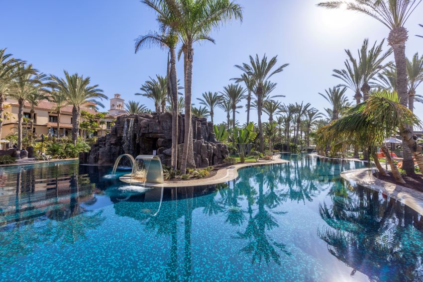 Swimming pool area at Lopesan Costa Melonares Resort