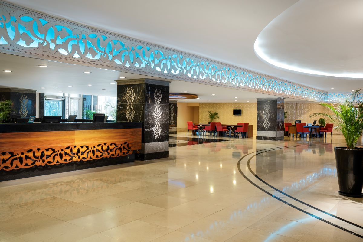 Reception in the hotel at Kaya Belek Hotel