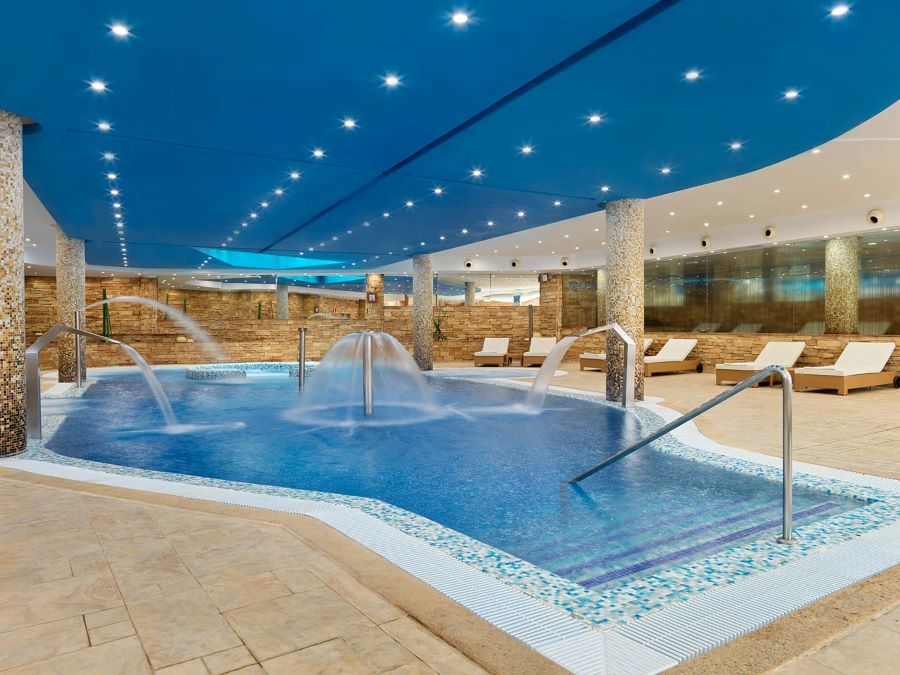 Indoor swimming pool in the spa at H10 Playa Meloneras Horizons Collection