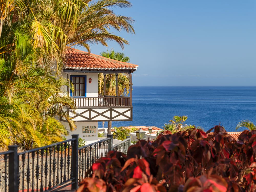 Sea view of Hotel Jardin Tecina La Gomera