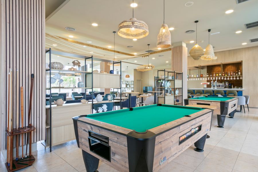Games room at Sol Costa Daurada by Melia