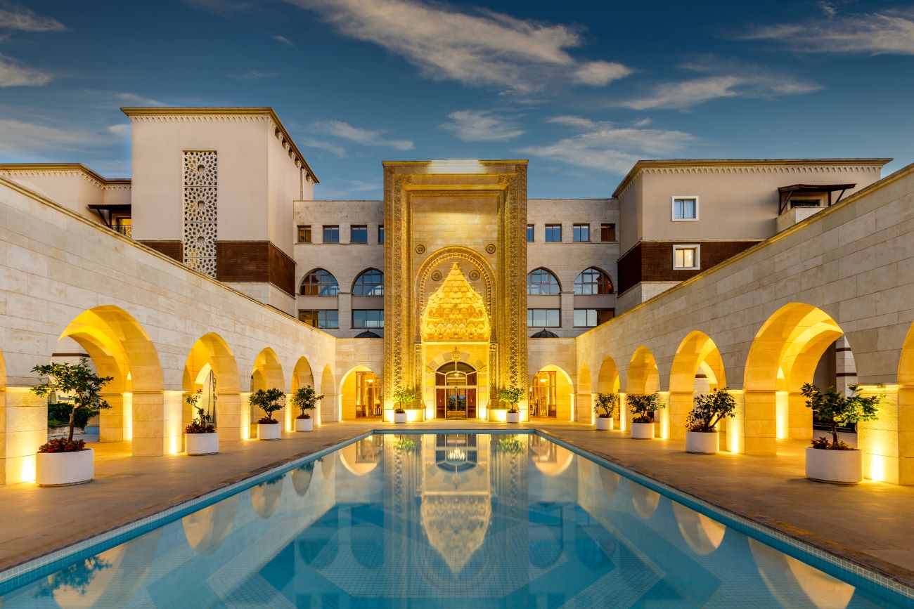 Exterior entrance at Kempinski Hotel The Dome