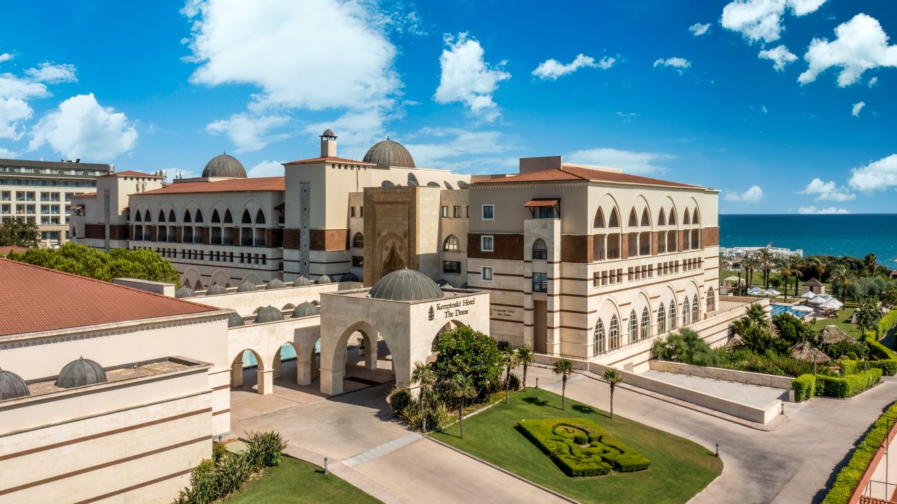 Outside view of Kempinski Hotel The Dome