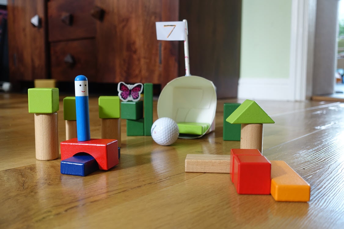 How to practice golf at home