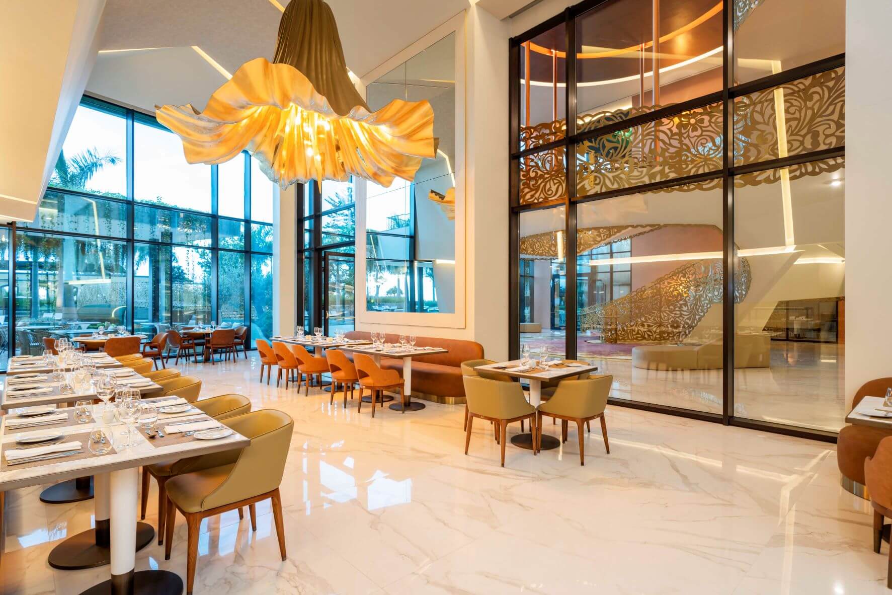 Restaurant at Savoy Palace, in Funchal, Madeira.