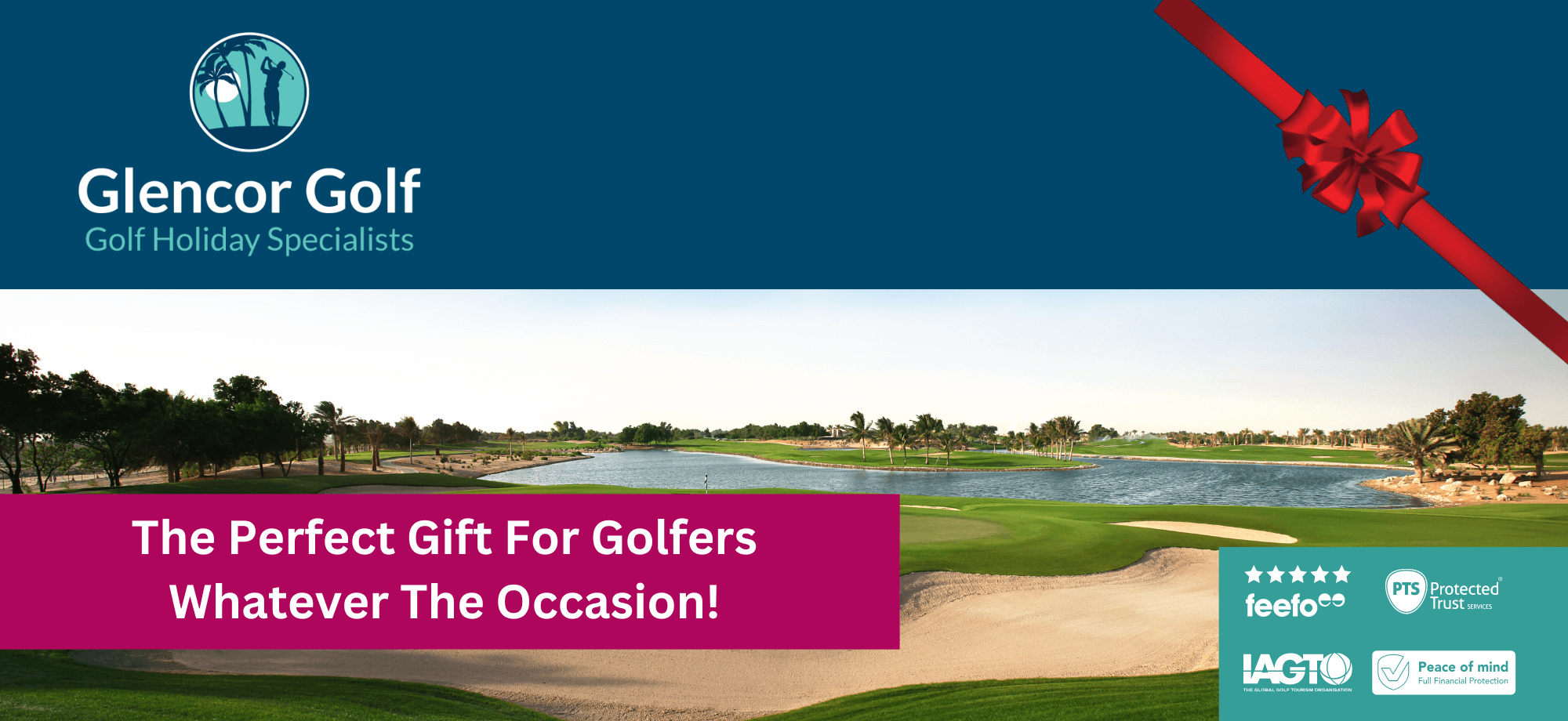 Golf travel gift vouchers from Glencor Golf Holidays