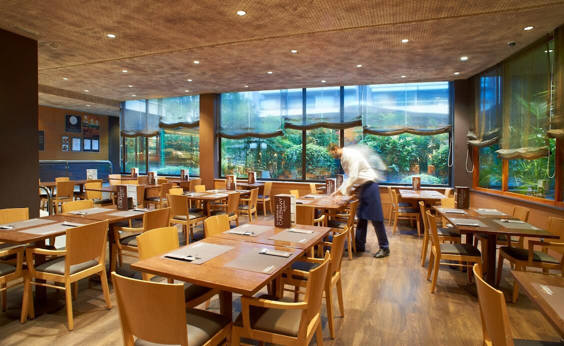 Hotel Carlemany Girona cafe