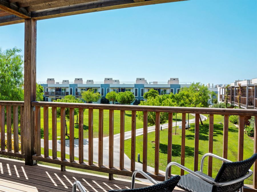 Balcony at Robinson Quinta Da Ria overlooking the resort