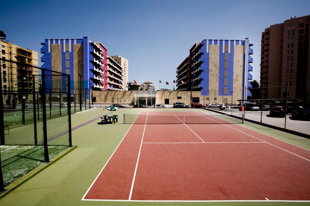 Tennis court on the roof at Hotel Monarque Fuengirola Park
