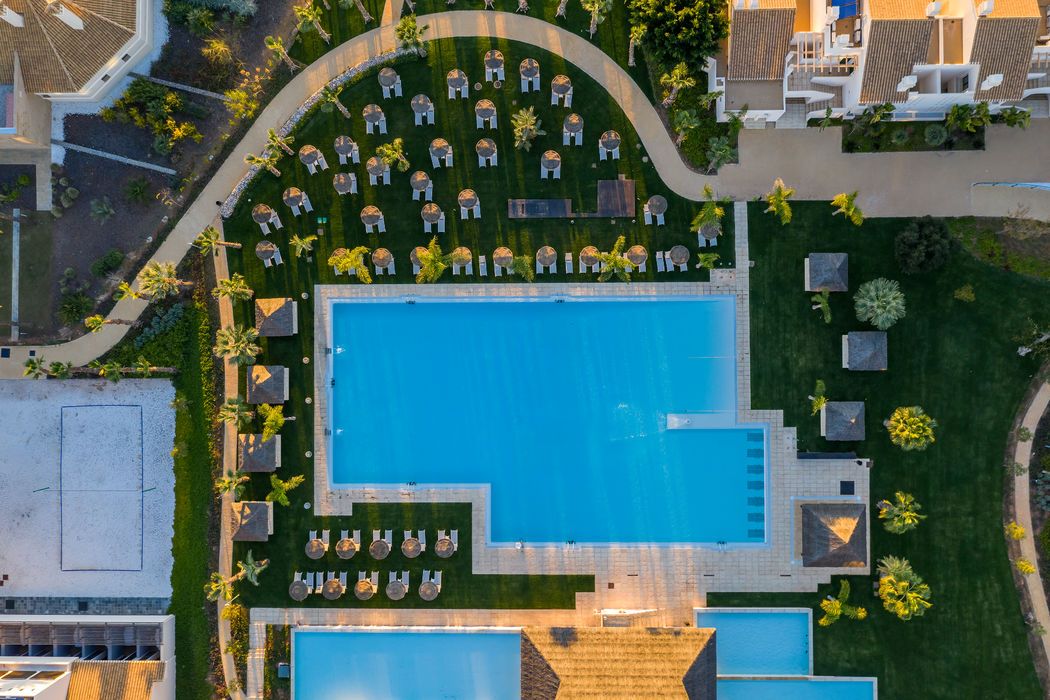 Arial shot at Hacienda Del Alamo Golf Resort