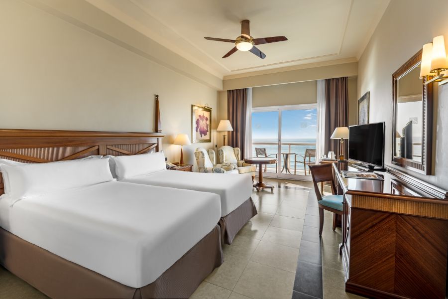 Elba Estepona Gran Hotel & Thalasso Spa twin room with sea view