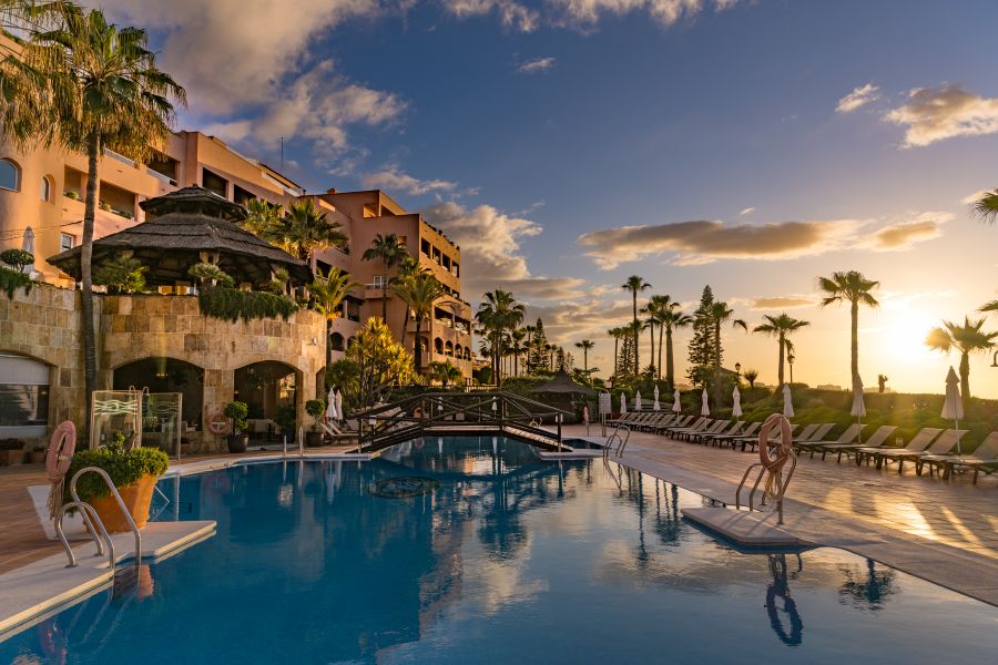 Pool view at Elba Estepona Gran Hotel & Thalasso Spa