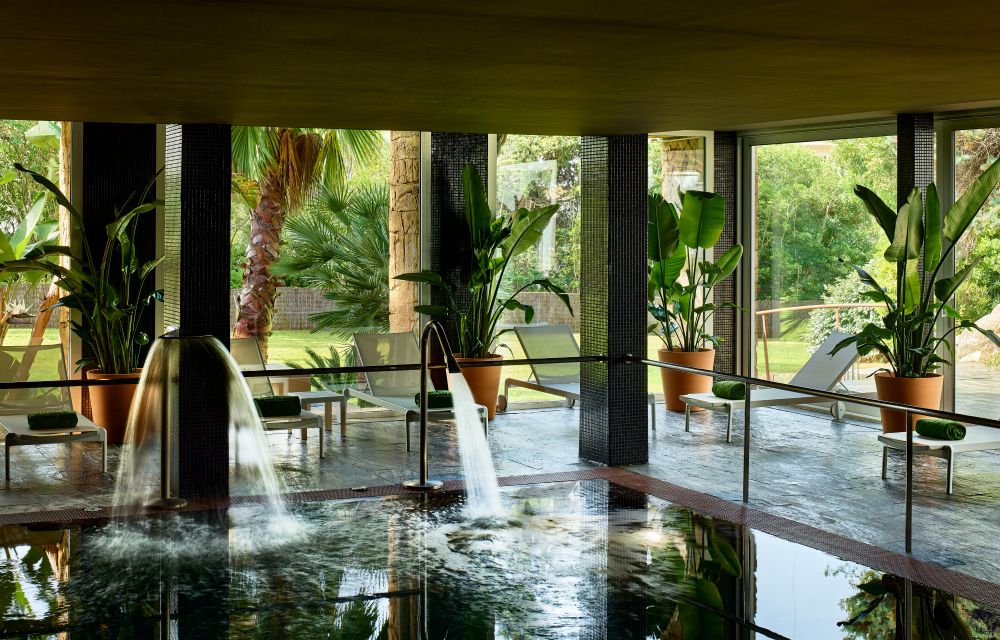 Indoor pool in the spa at Melia Lloret De Mar